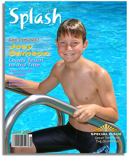 Standard Magazine Cover - 8x10 magazine cover personalized with player’s name. (sample 2)
