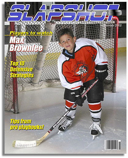 Standard Magazine Cover - 8x10 magazine cover personalized with player’s name.